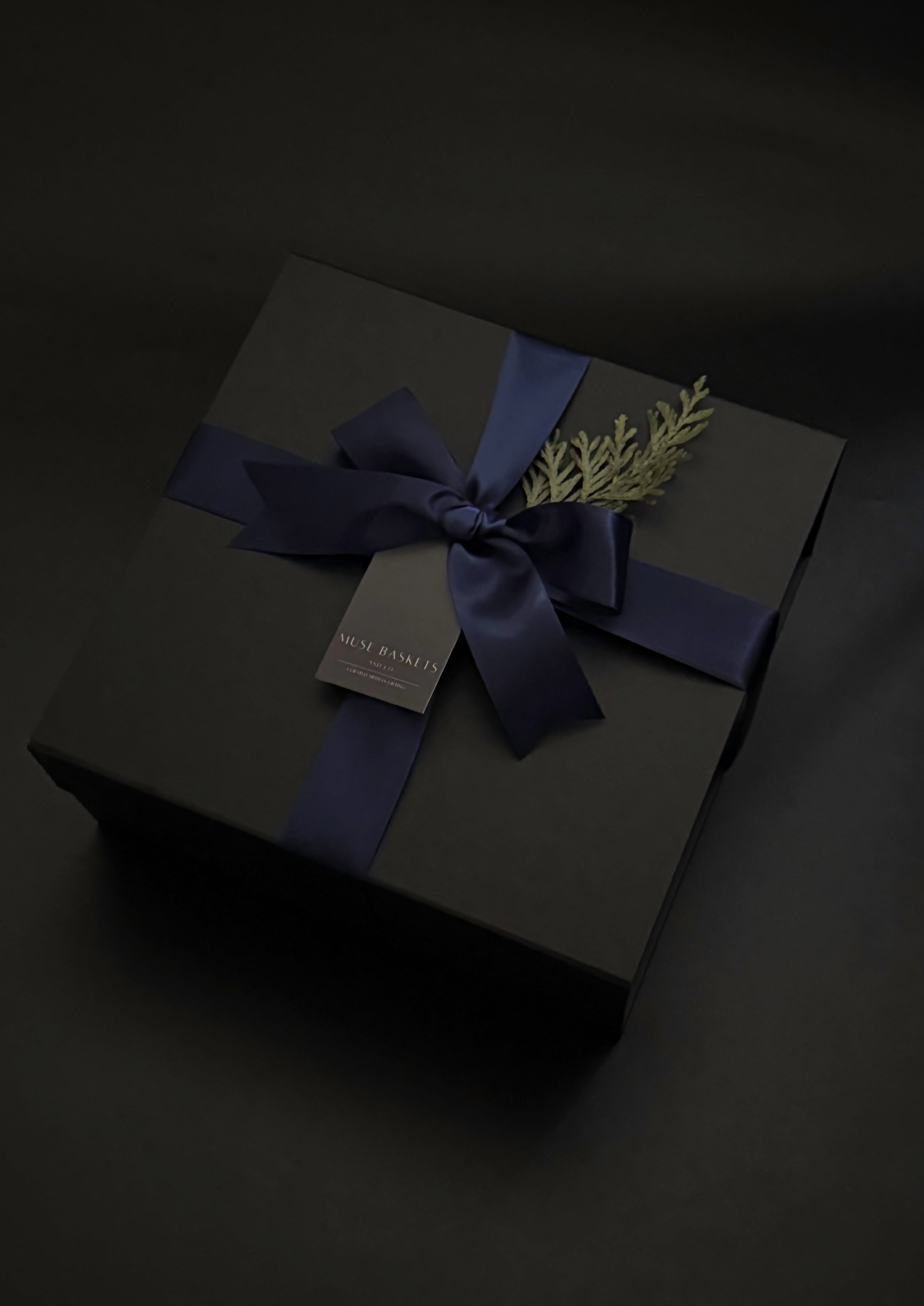 The Winter Morning Gift Box featuring pancake mix, maple syrup, and wild blueberry jam.