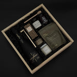 Maison Noir gift box with Freixenet cava, gourmet spreads, and “Home Sweet Home” candle.