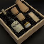 High-End Corporate Gifting Box with Japanese Sake and Hinoki Cypress Drinkware