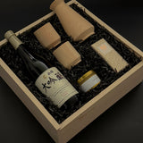High-End Corporate Gifting Box with Japanese Sake and Hinoki Cypress Drinkware