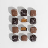 Milk Chocolate Sea Salt Caramels 12pc.