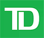 Logo of a valued corporate partner, The Toronto-Dominion Bank, collaborating with Muse Baskets and Co. to elevate their client and team gifting experience.