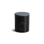 Vancouver Candle Co. Vis scented candle with lid on, a premium candle featured in Muse Baskets and Co. corporate gift baskets