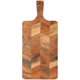 Danica Heirloom Acacia Chevron 17" Serving Board
