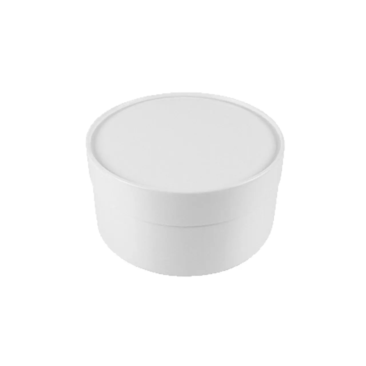 DELUXE WHITE ROUND BOX - Muse Baskets and Co.