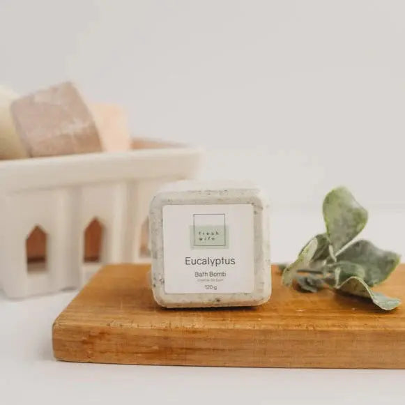 EUCALYPTUS SPEARMINT BATH BOMB - Muse Baskets and Co.
