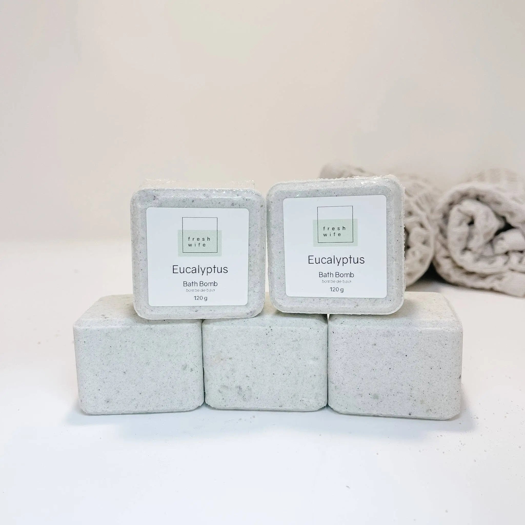 EUCALYPTUS SPEARMINT BATH BOMB - Muse Baskets and Co.