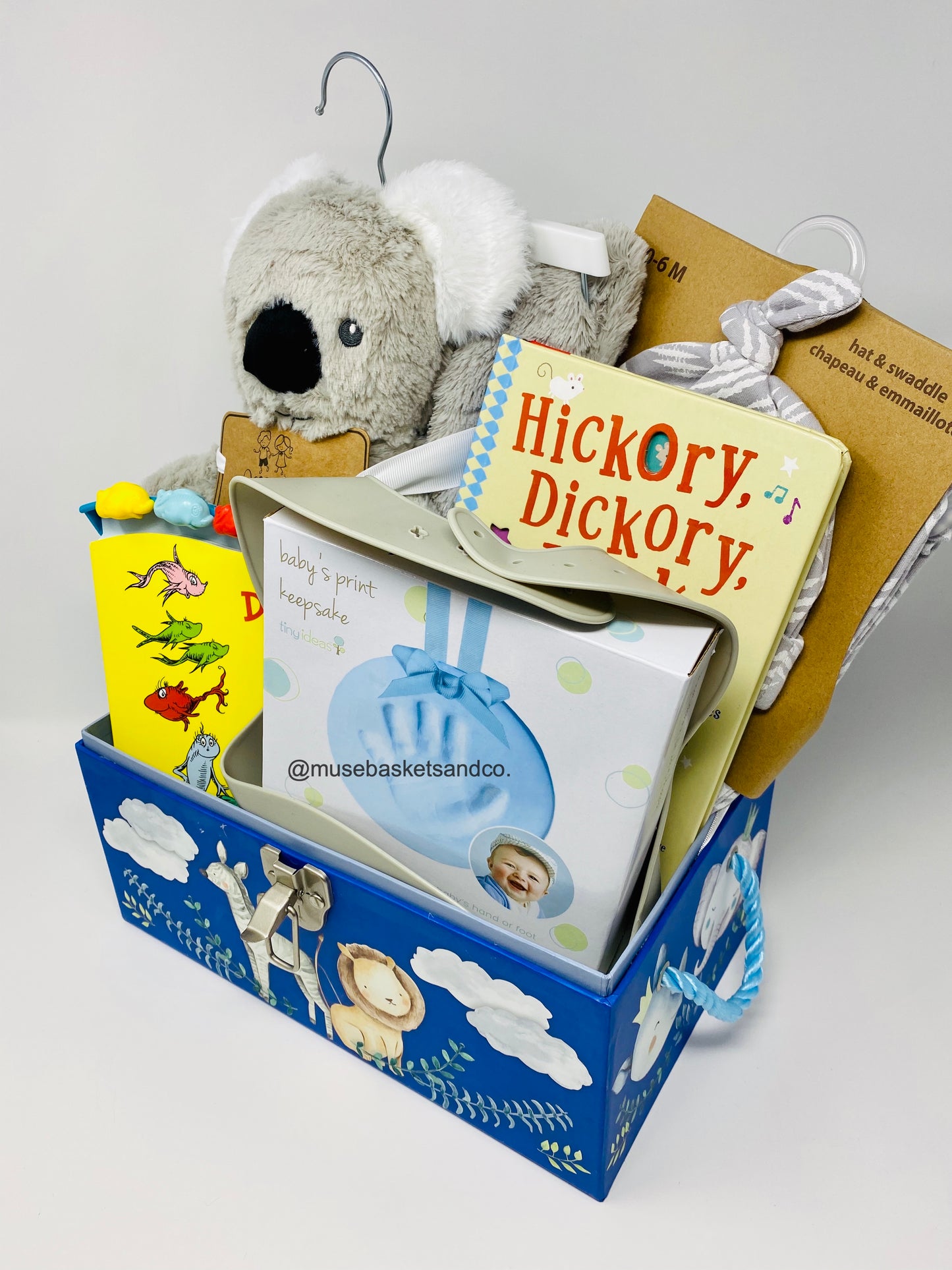REACH FOR THE STARS BABY BASKET