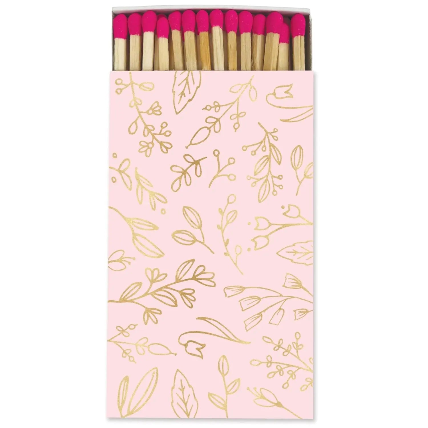 PASTEL PINK & GOLD FOIL MATCHBOX Frankie and Claude