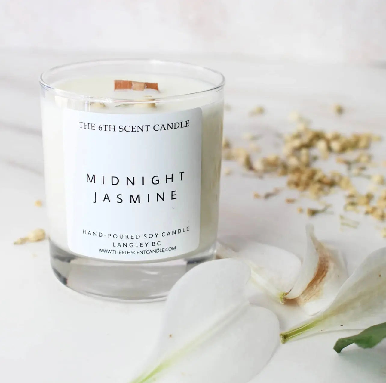 SOY CANDLE GLASS JAR - Muse Baskets and Co.