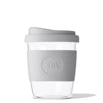 TRAVEL TUMBLER - COOL GREY GLASS 8 OZ - Muse Baskets and Co.