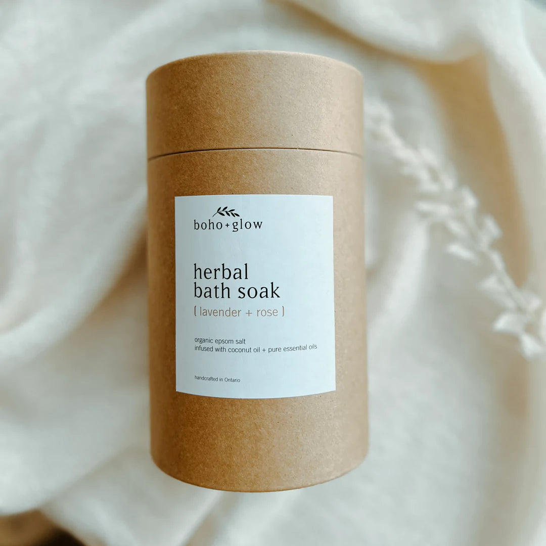 LAVENDER + ROSE HERBAL BATH SOAK